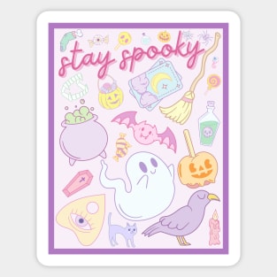 Cute Stay Spooky Season Halloween Sticker